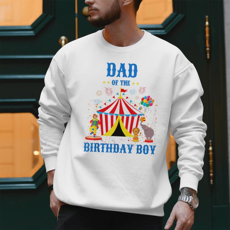 Dad Of The Birthday Boy Circus Ringmaster Party Birthday Men Sweatshirt