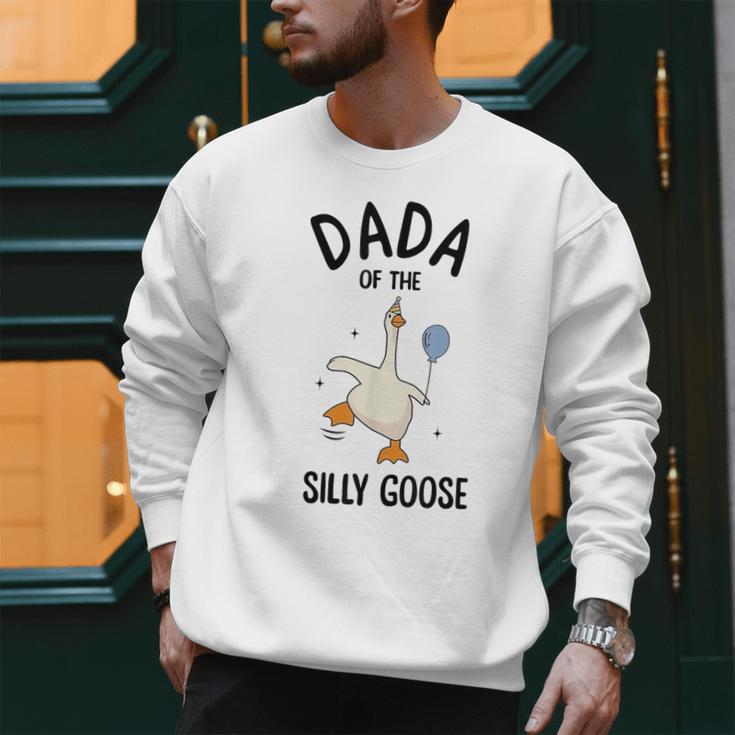 Dada Of The Silly Goose First Birthday Family Matching Men Sweatshirt Dada Of The Silly Goose First Birthday Family Matching Men Sweatshirt