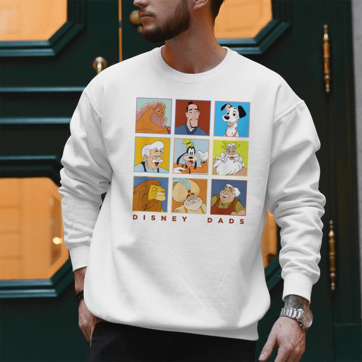 Disney Classic Father's Day Disney Dads Colorful Panels Men Sweatshirt