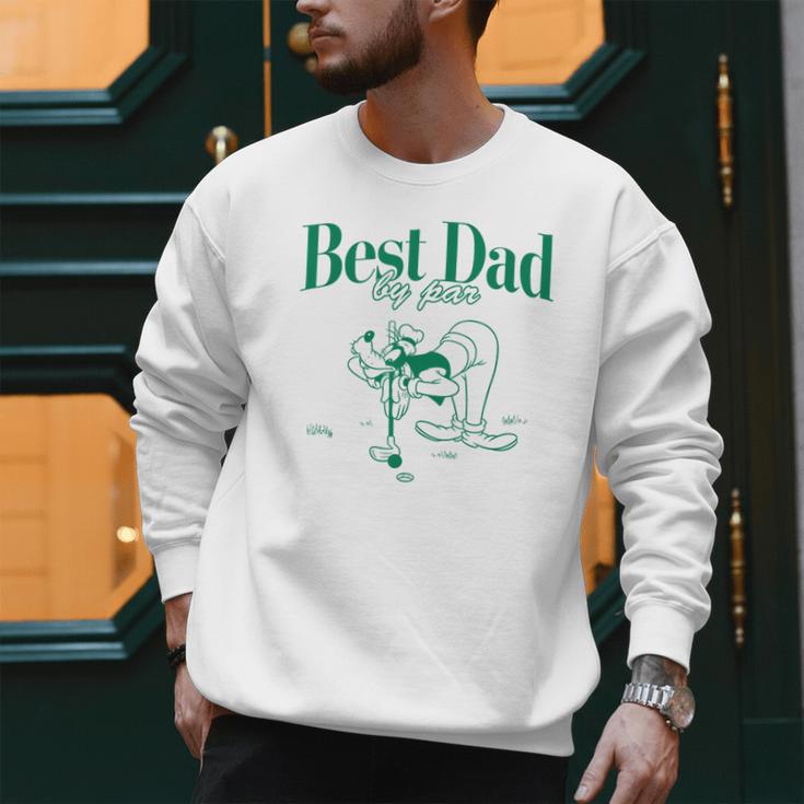 Disney Mickey & Friends Father's Day Best Dad Goofy Big Logo Men Sweatshirt