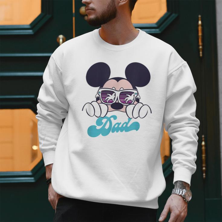 Disney Mickey And Friends Cool Mickey Summer Vibes Dad Logo Men Sweatshirt