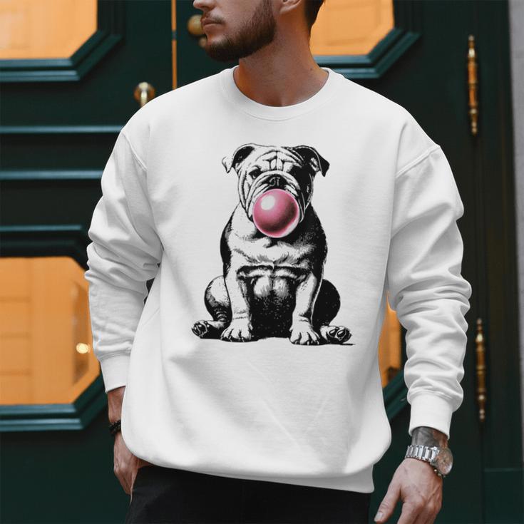 English Bulldog Bubble Gum Vintage Dog Mom Pet Dad Men Sweatshirt English Bulldog Bubble Gum Vintage Dog Mom Pet Dad Men Sweatshirt