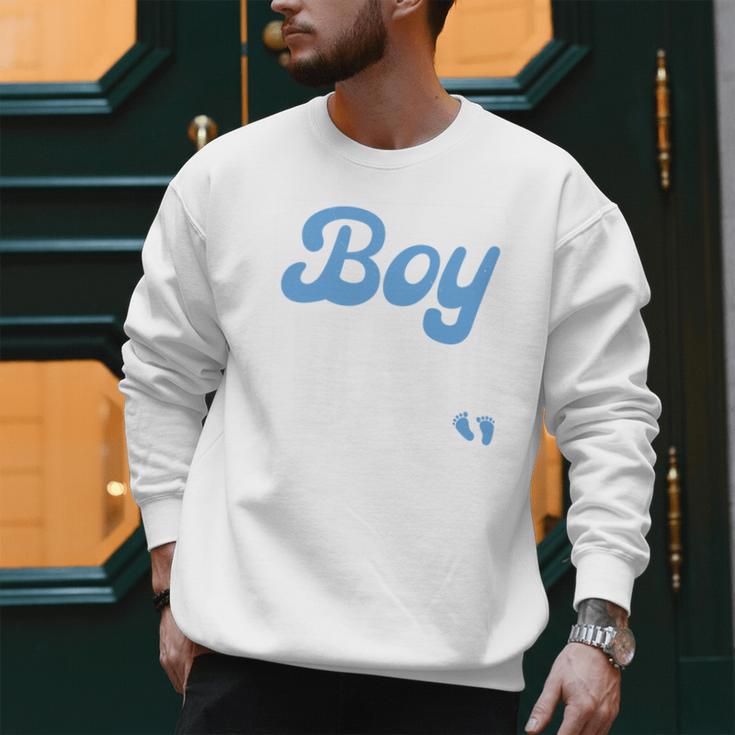 Expecting Dad Of Boy Est 2026 Father's Day Son-Dad To Be Men Men Sweatshirt