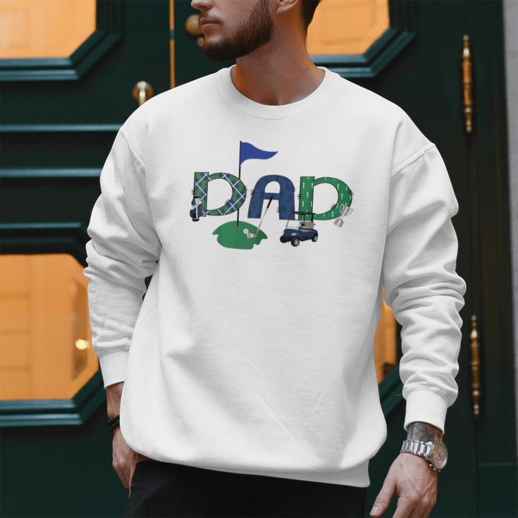 Golf Dad Hole In One Golf First Birthday Boy Party Men Sweatshirt