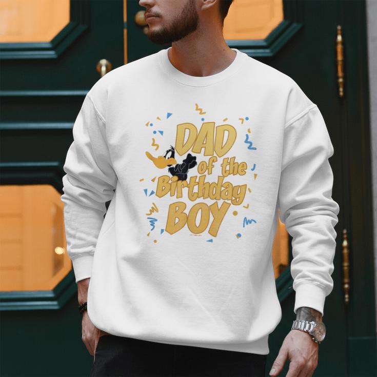 Looney Tunes Birthday Daffy Duck Dad Of The Birthday Boy Men Sweatshirt
