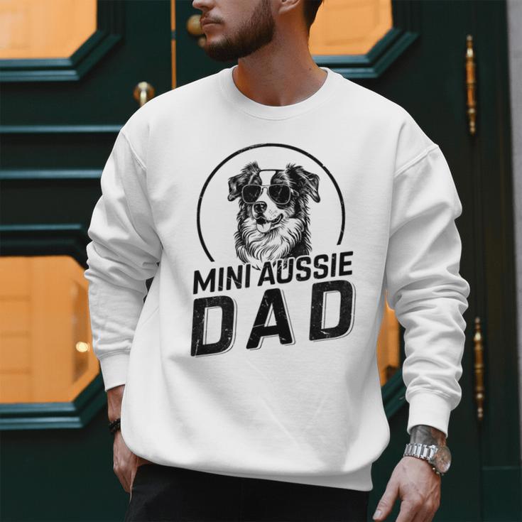 Mini Aussie Dad Dog Owner For Men Dad Christmas Men Sweatshirt