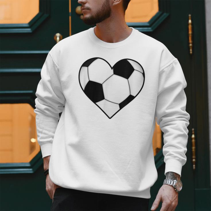 Soccer Ball Heart Idea For Mom Dad Kids T-Shirt Men Sweatshirt Soccer Ball Heart Idea For Mom Dad Kids T-Shirt Men Sweatshirt