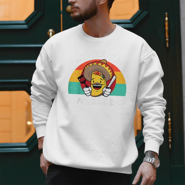 Taco Bout Awesome Dad Cinco De Mayo Mexican Men Men Sweatshirt Taco Bout Awesome Dad Cinco De Mayo Mexican Men Men Sweatshirt