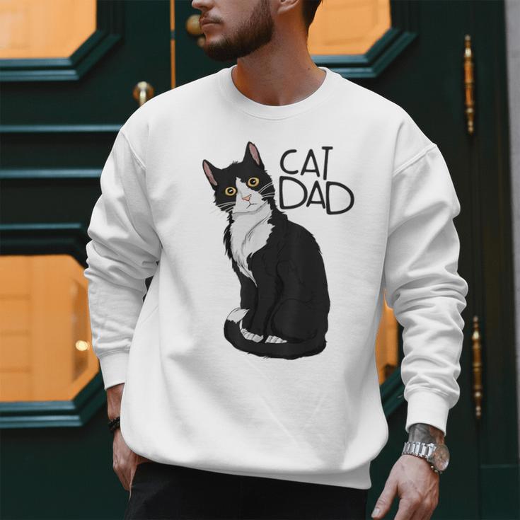 Tuxedo Cat Dad Cat Dad Tuxedo Cat Dad Men Sweatshirt Tuxedo Cat Dad Cat Dad Tuxedo Cat Dad Men Sweatshirt