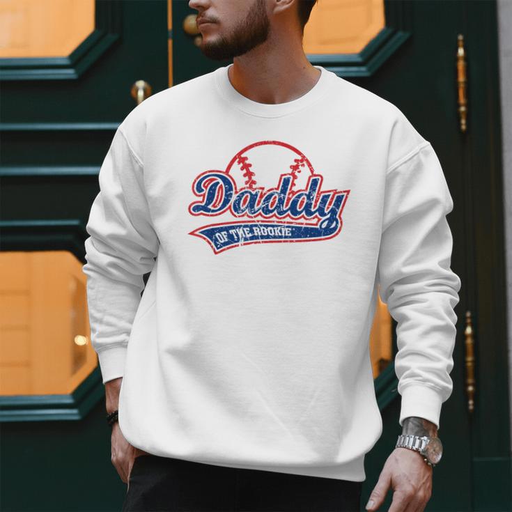Vintage Baseball Daddy Of The Rookie Men Sweatshirt