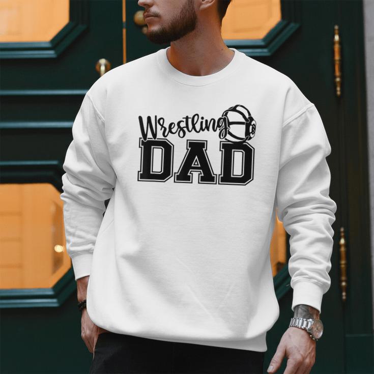 Wrestling Dad Hobby Wrestle Wrestler Martial Arts Father Men Sweatshirt