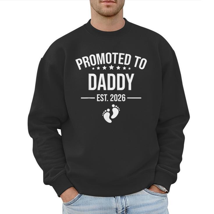 1st Time Dad EST 2026 New Dad New First Fathers Day Men Sweatshirt