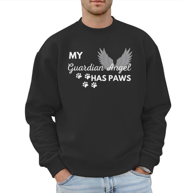 My Angel Has Paws Shirt Pet Memorial Cat Dog Dad Mom Men Women Girls Kids Men Sweatshirt