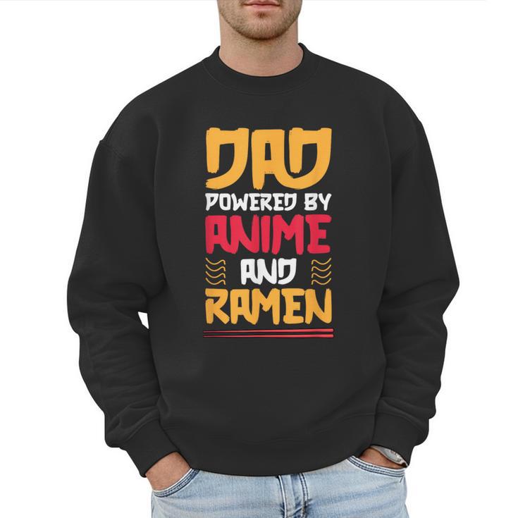 Anime Fathers Day Japanese Manga Otaku Kawaii Anime Dad Men Sweatshirt