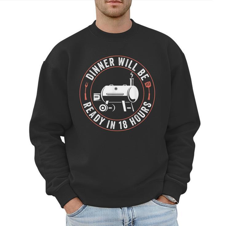 BBQ Dad Smoking Meat Smoker Barbecue Dad Apparel Men Sweatshirt