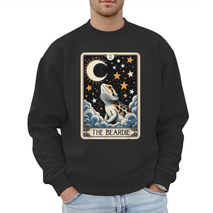 Bearded Dragon Tarot Card Beardie Mom Beardie Dad Men Women Men Sweatshirt