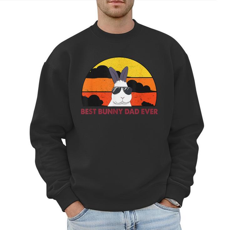 Best Bunny Dad Ever Rabbit Jumper Dad Men Sweatshirt