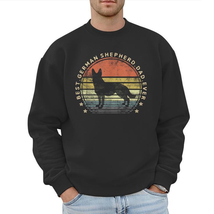 Best German Shepherd Dad Ever Daddy Dog Lover Owner Men Sweatshirt