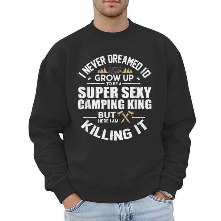 Camping Men Camper RV Camping Vacation Camping Dad Men Sweatshirt