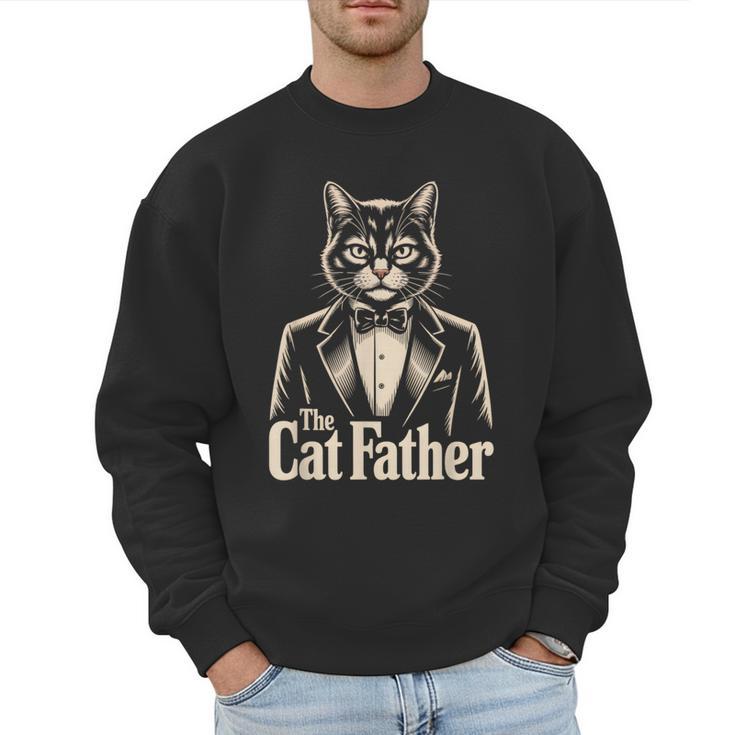 Cat Lover The CatFather Cat Dad Men Sweatshirt Cat Lover The CatFather Cat Dad Men Sweatshirt