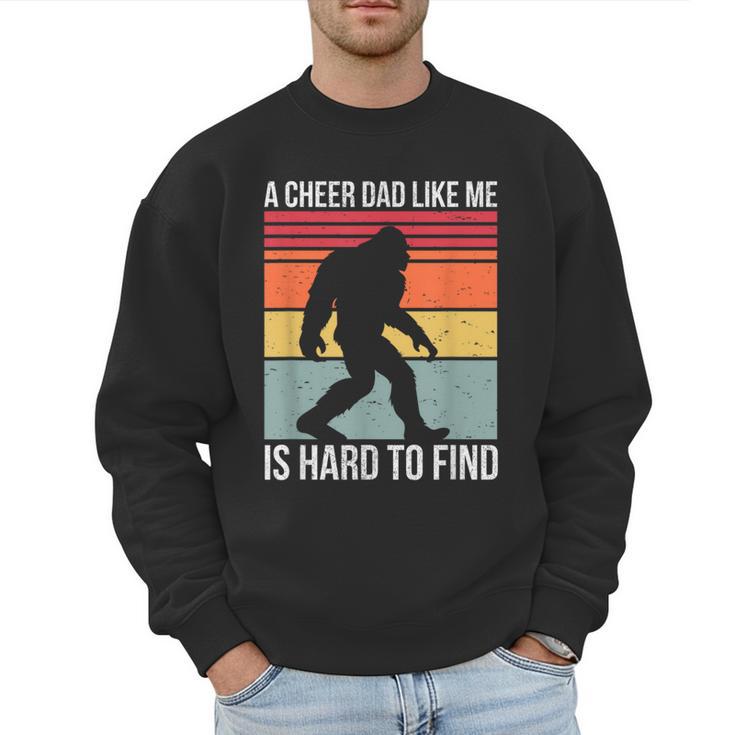 Cheer Dad Cheerleading Bigfoot Men Sweatshirt