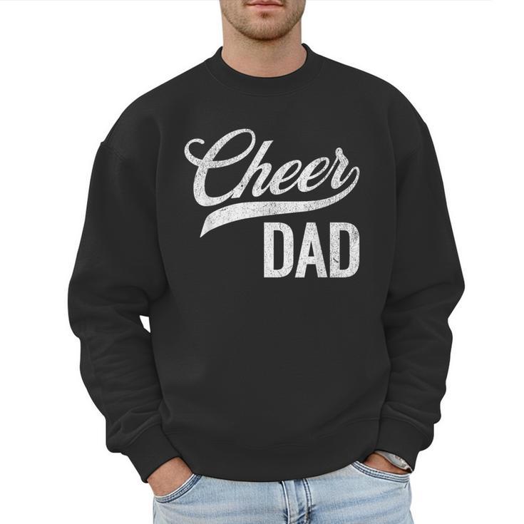 Cheer Dad Green Cheerleading Matching Parents Men Sweatshirt