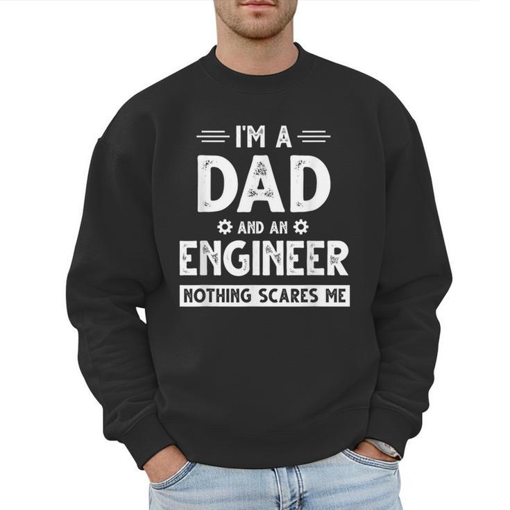 Cute Engineer Dad Men Father's Day Mechanical Engineering Men Sweatshirt