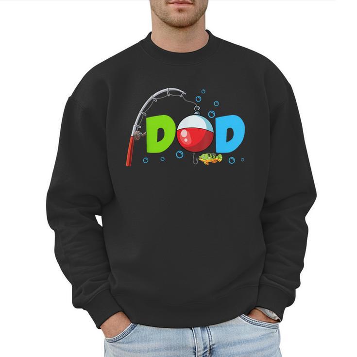 Dad Of The Birthday Boy Birthday Fishing Family Men Sweatshirt