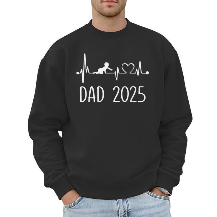 Dad Est 2025 Frequency Pulse New Dad To Be Men Sweatshirt