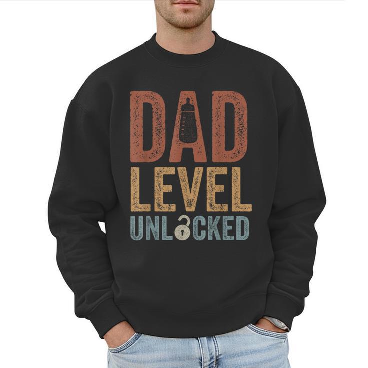 Dad Level Unlocked Father To Be New Daddy Men Sweatshirt