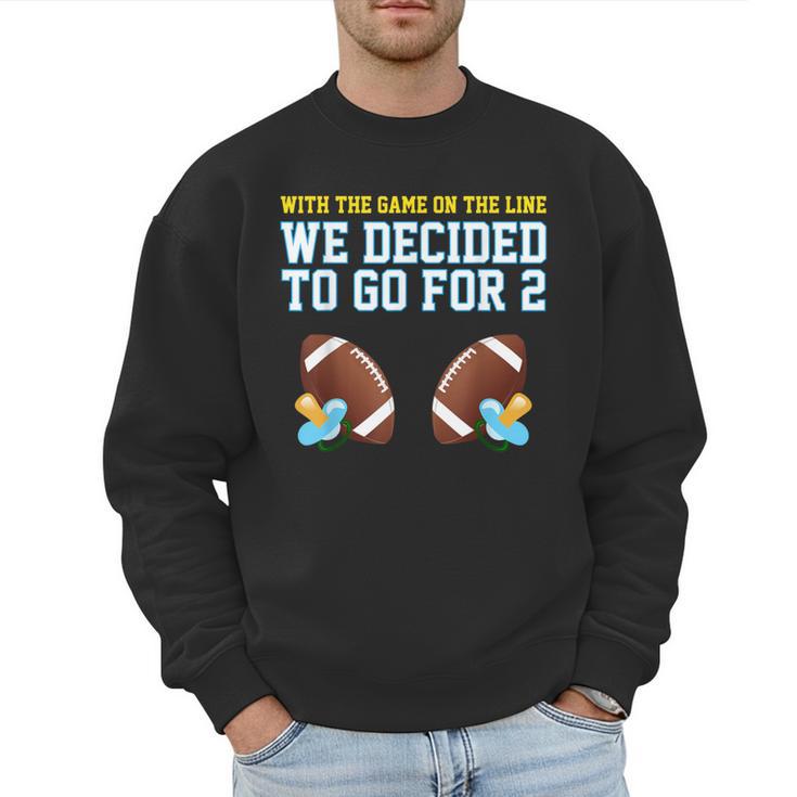 Dad Of Twins TShirt Men Sweatshirt