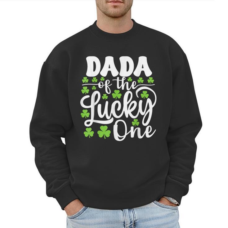Dada Of The Lucky One First Birthday St Patrick's Day Men Sweatshirt