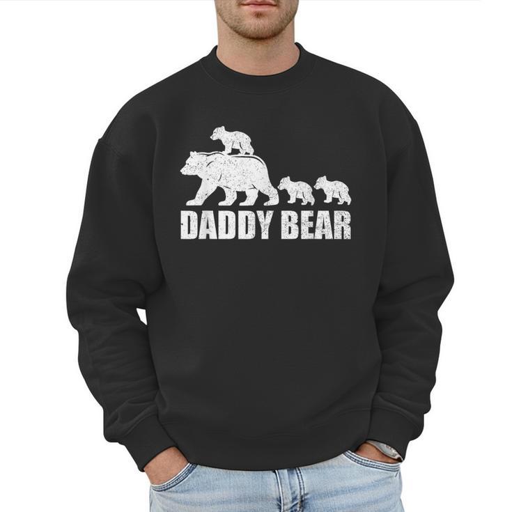 Daddy Bear 3 Cubs Shirt Daddy Bear 3 Kids Tshirt Dad 3 Kids Men Sweatshirt