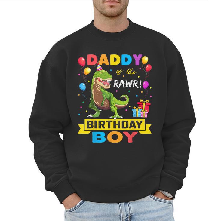 Daddy Dinosaur Shirt Cute Birthday Boy Family Apparel Men Sweatshirt