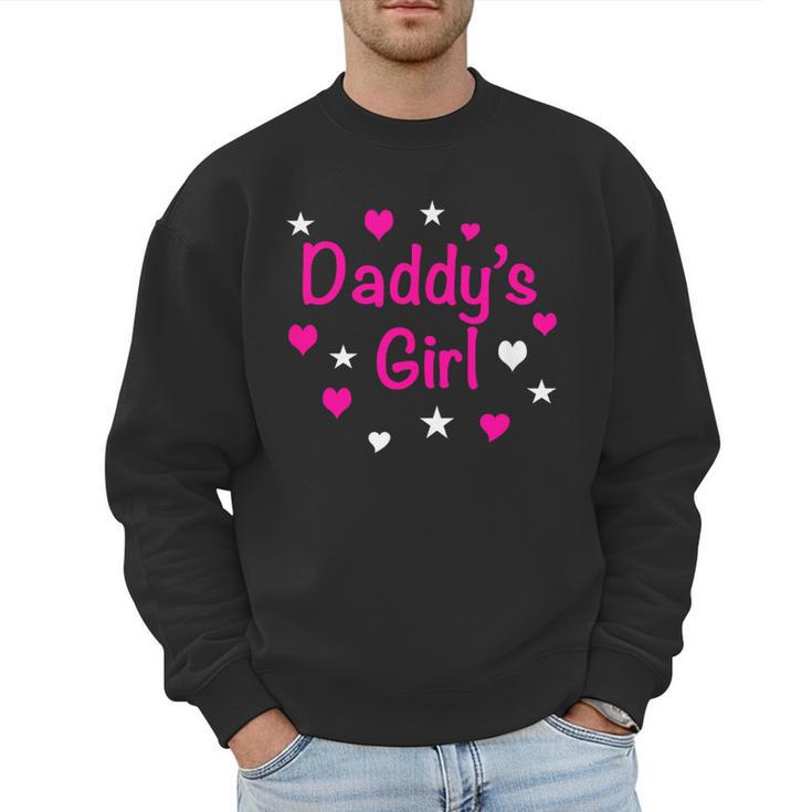 Daddy's Girl Shirt With Pink Lettering Men Sweatshirt