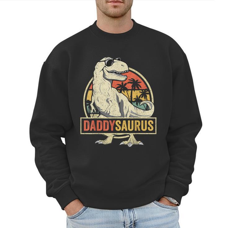 Daddysaurus Shirt T-Rex Dad Dinosaur Men Sweatshirt