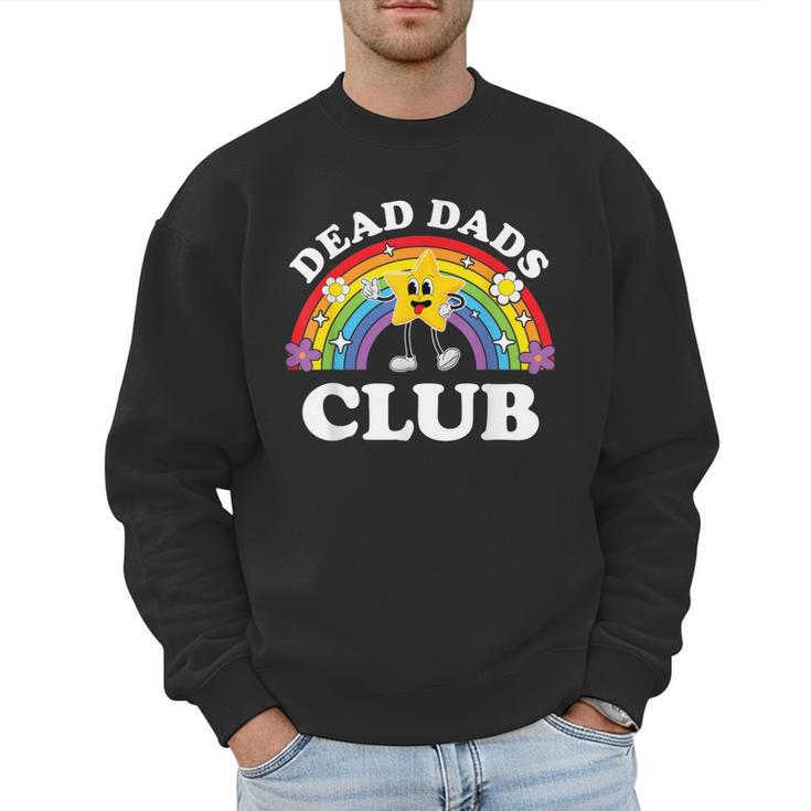 Dead Dads Club Inappropriate Cringe Adult Raunchy Men Sweatshirt