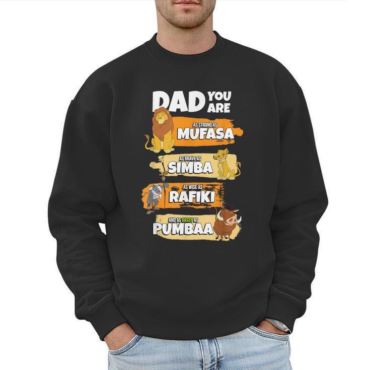 Disney The Lion King Dad You Are Word Stack Men Sweatshirt