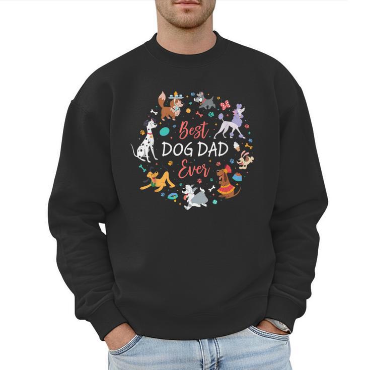 Disney Pet Parent Father’s Day Disney Dogs Best Dog Dad Ever Men Sweatshirt