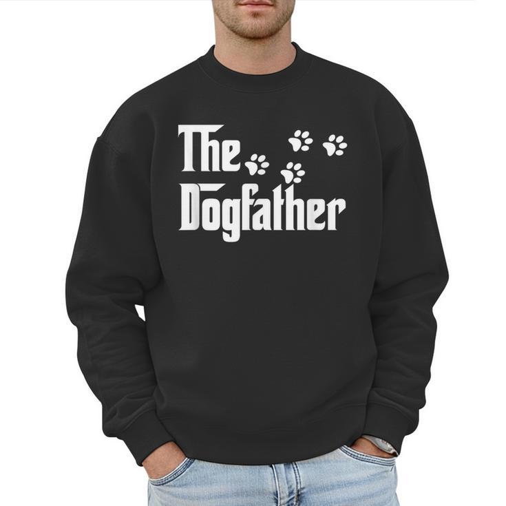 The Dogfather T Shirt Dad Dog Lover Men Sweatshirt