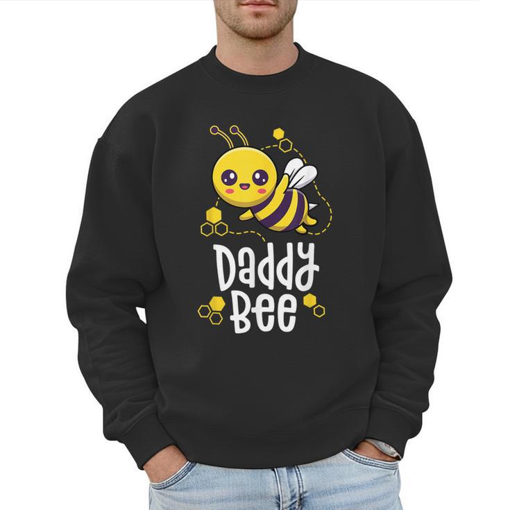 Family Bee Shirts Dad Daddy First Bee Day Outfit Birthday Men Sweatshirt