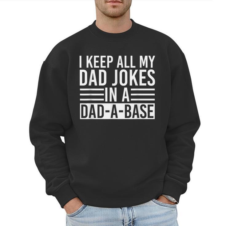 Father's Day Nerd Programmer Dad Jokes Men Sweatshirt