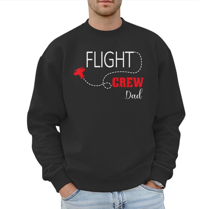 Flight Crew Airplane Birthday Dad Airplane Matching Family Men Sweatshirt