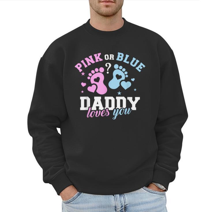 Gender Reveal Daddy Dad Men Sweatshirt