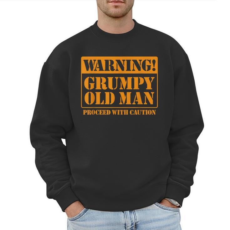 Grumpy Old Man Tee Shirt For Grandfathers Dads Father's Day Men Sweatshirt
