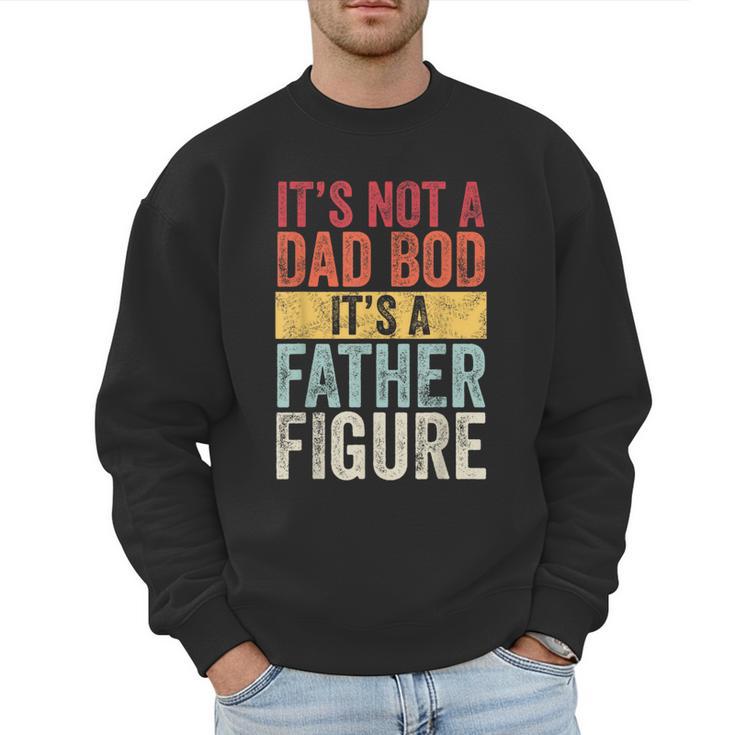 It's Not A Dad Bod It's A Father Figure Retro VintageShort Sleeve Men Sweatshirt