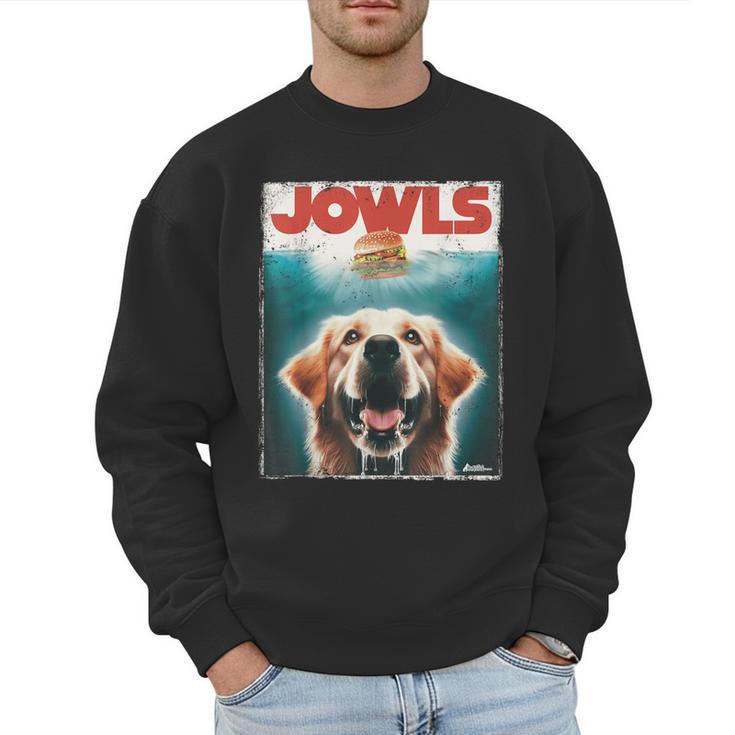 Light Golden Retriever Jowls Top Paws Cream Lab Dog Mom Dad Men Sweatshirt