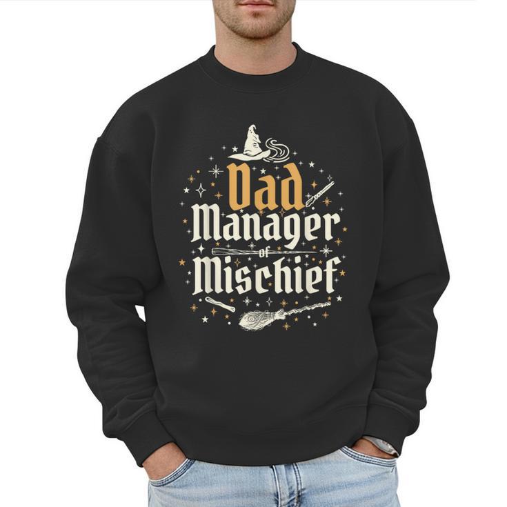 Magical Dad Manager Of Mischief Birthday Boys Girls Men Sweatshirt
