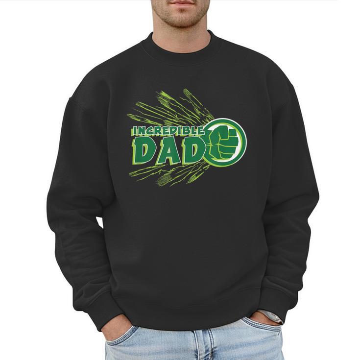 Marvel Hulk Incredible Dad Family Trip Vacation Father's Day Men Sweatshirt