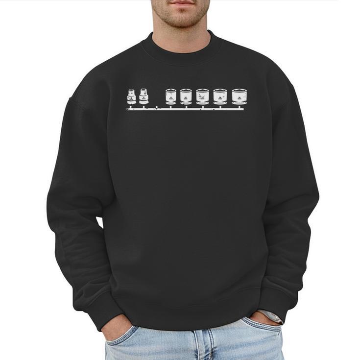 Missing 10mm Socket Car Auto Mechanic Garage Men Dad Men Sweatshirt